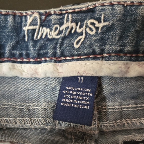Amethyst Blue Jean Shorts - Picture 6 of 11